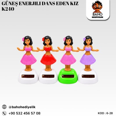 6-28 Güneş Enerjili Dans Eden Kız K240