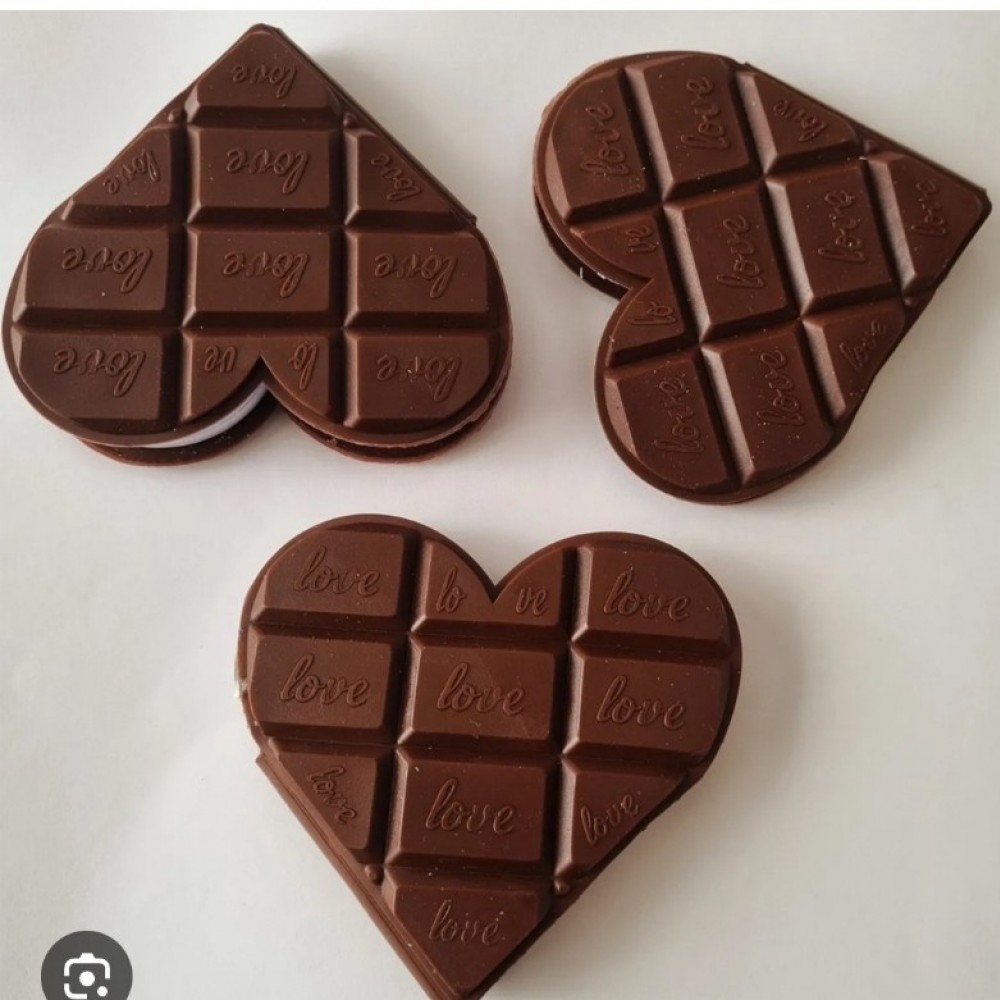 Çikolata defter  kalpli model pk12