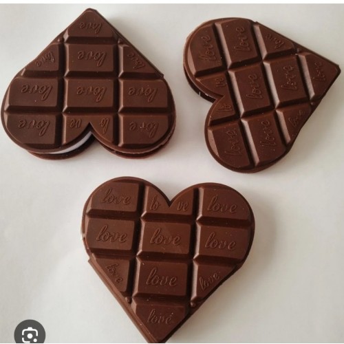 Çikolata defter  kalpli model pk12