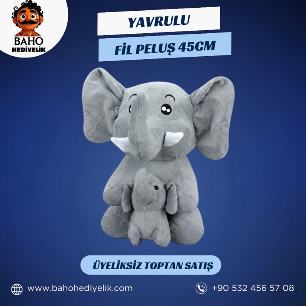 Mrt Fil Yavrulu 45 Cm