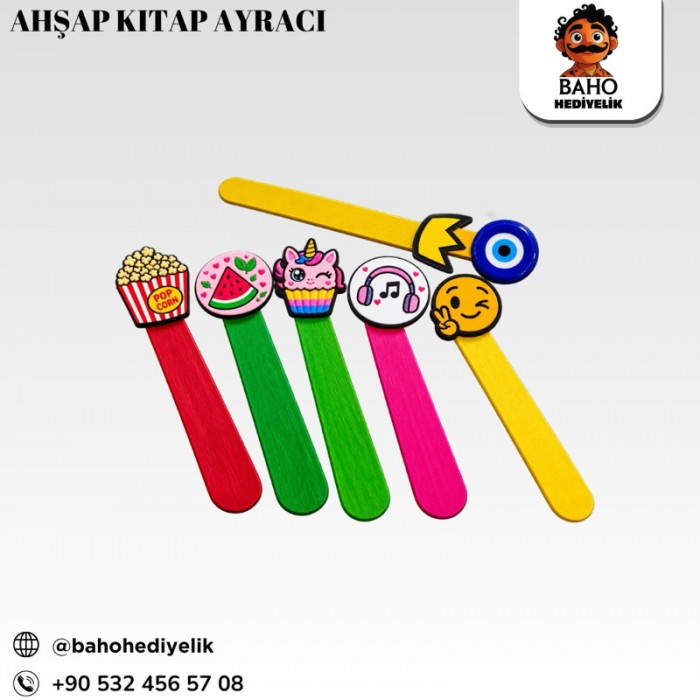 Ahşap Kitap Ayracı