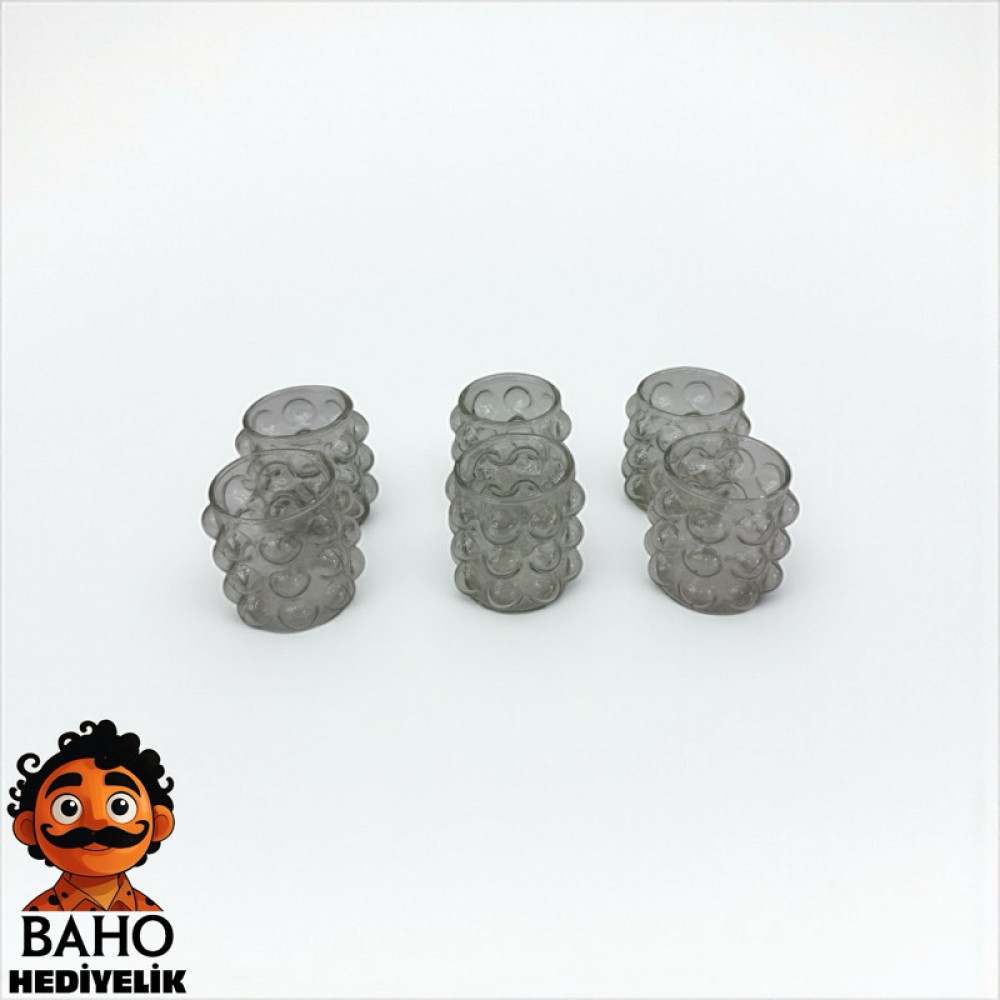 Cam Üzüm Bardak 6Lı Mini K18