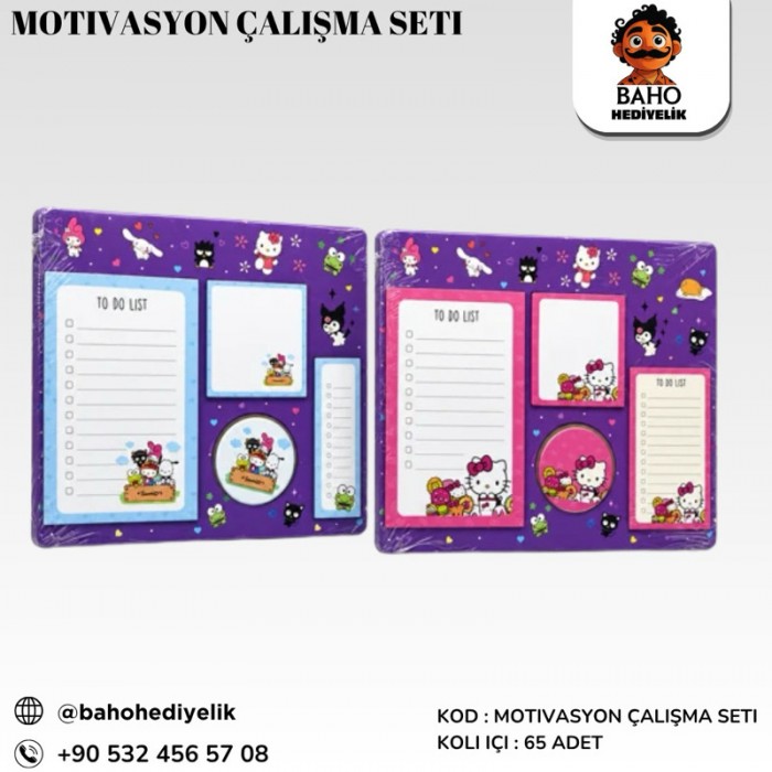 Motivasyon Çalışma Seti K65