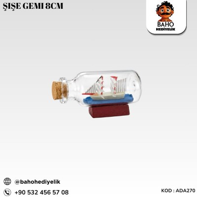 Ada 270 Şişe Gemi 8Cm