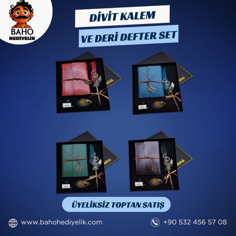 Ymb1 Deri Defter Divit Set K40