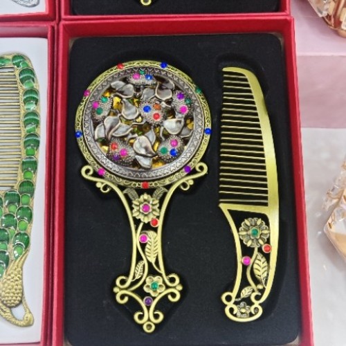 Okç5129 Taşlı Ayna Tarak Set k200