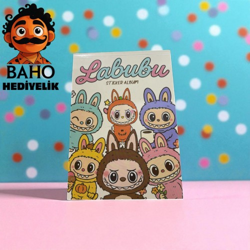 Labubu Sticker Defter