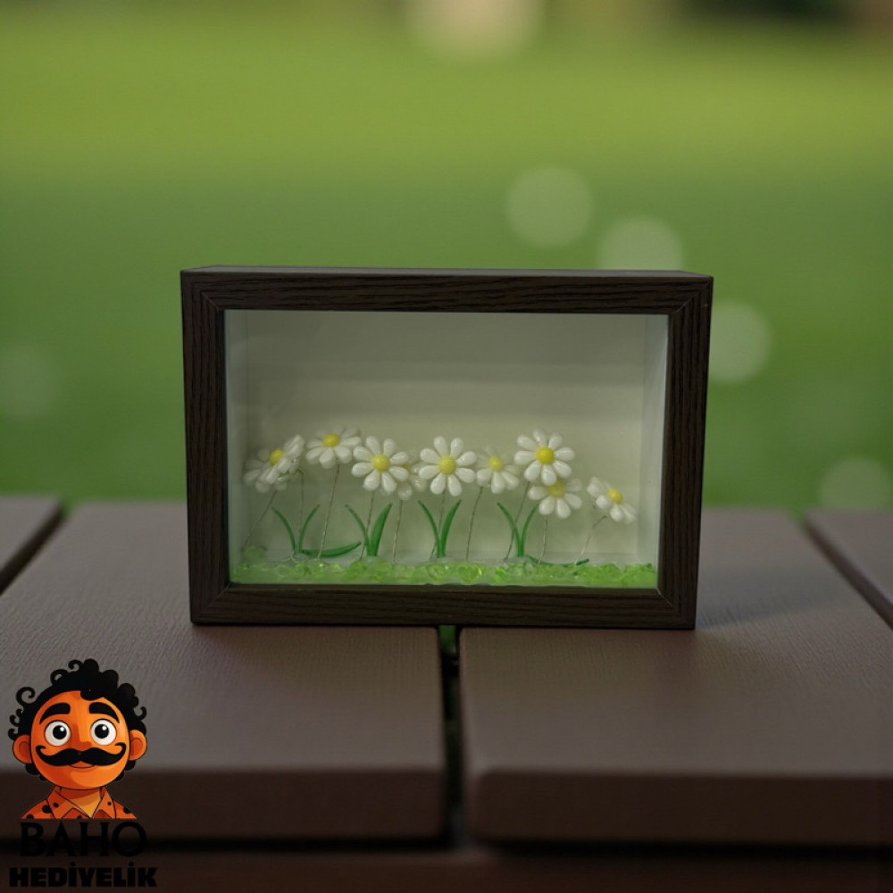 Dcs3 K72 Ahşap Papatya Pano