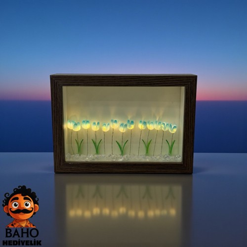 Dcs1 K72 Ahşap Lale Pano