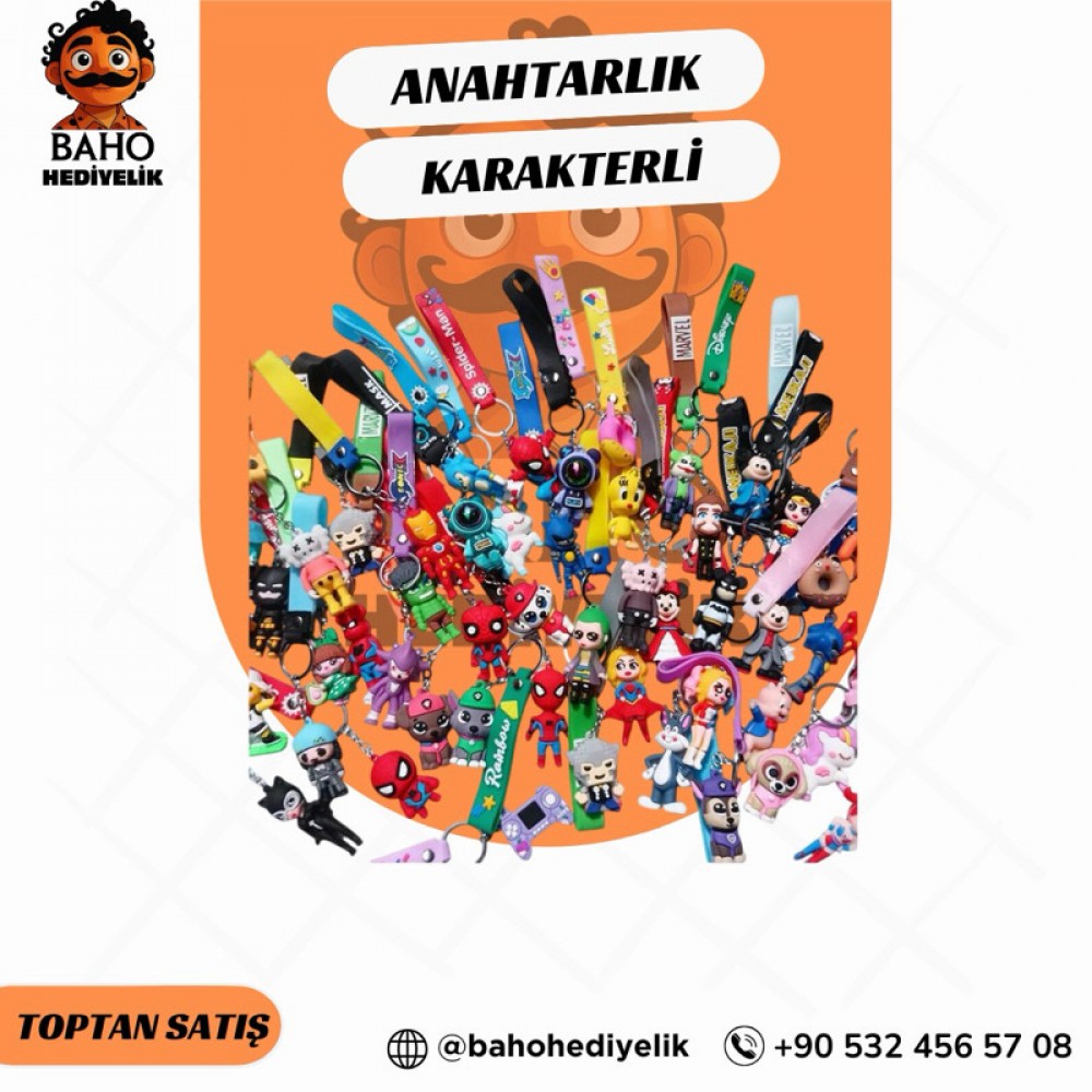 Slh Slikon Karakter Anahtarlık Pk12 K600