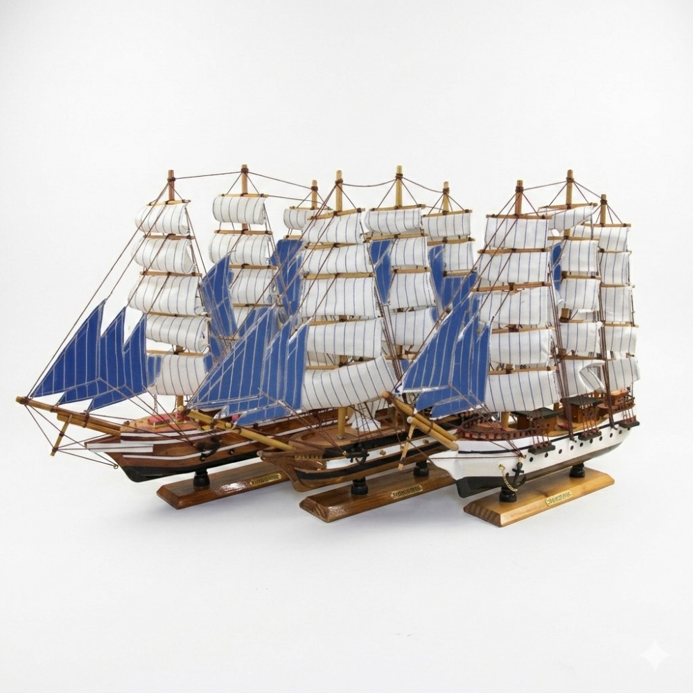 1626 Ahşap Gemi k24 Büyük Boy 32cm