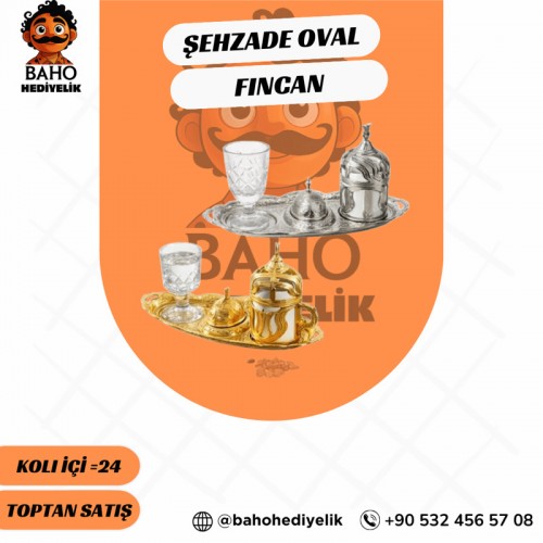 Akm Zamak Kahve Fincanı Oval K24