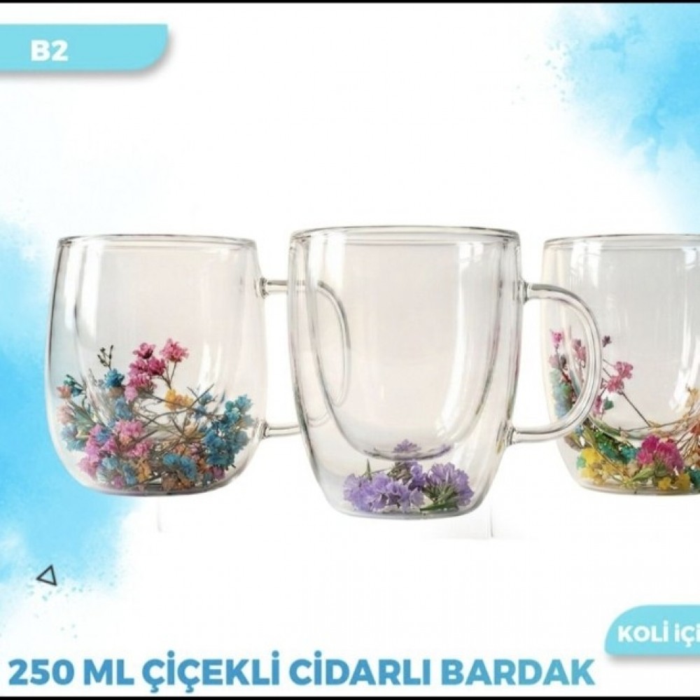 Fdnb2 Çiçekli Bardak K100