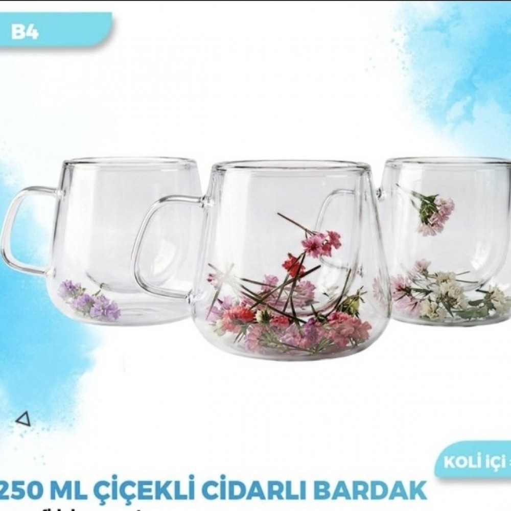 Fdnb4 Çiçekli Bardak K100