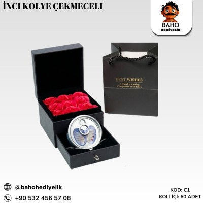 C1 İnci Kolye Çekmeceli K60