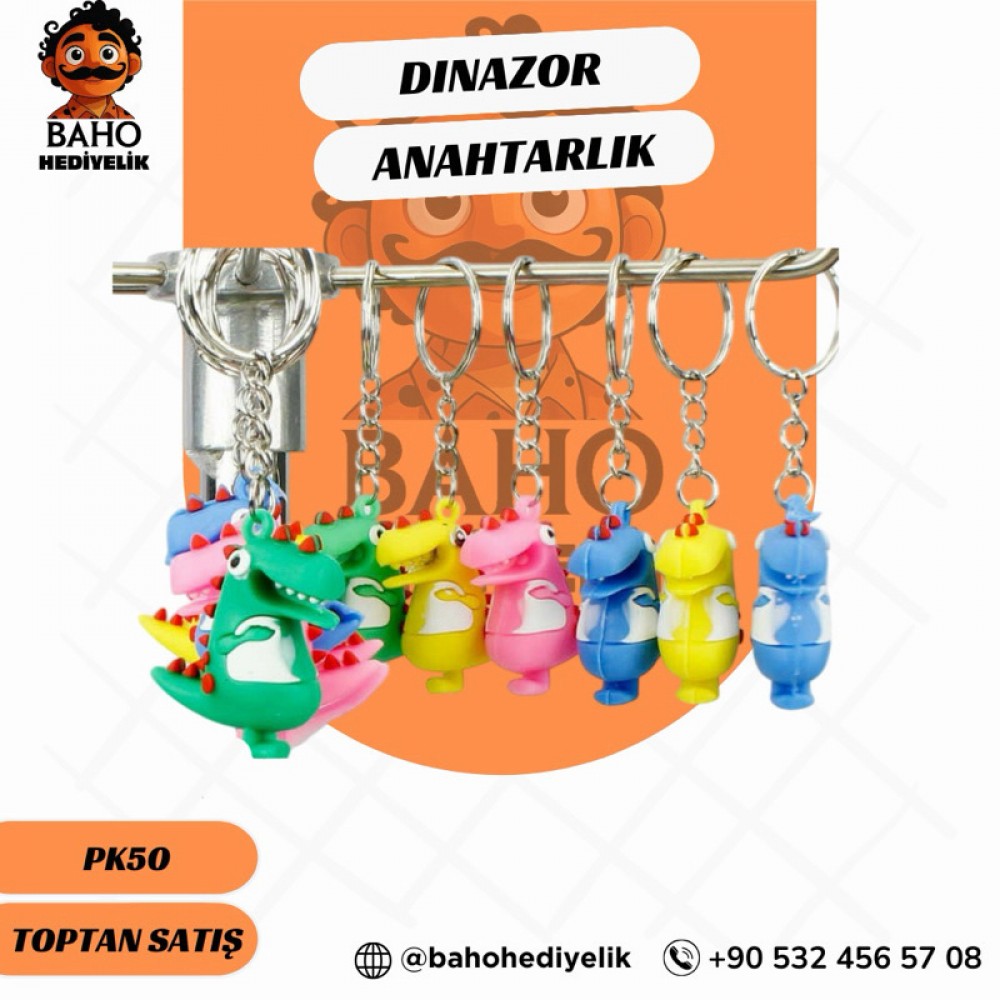 Tlz11300 Dinazor Anahtarlık Silikon Pk50 K1200