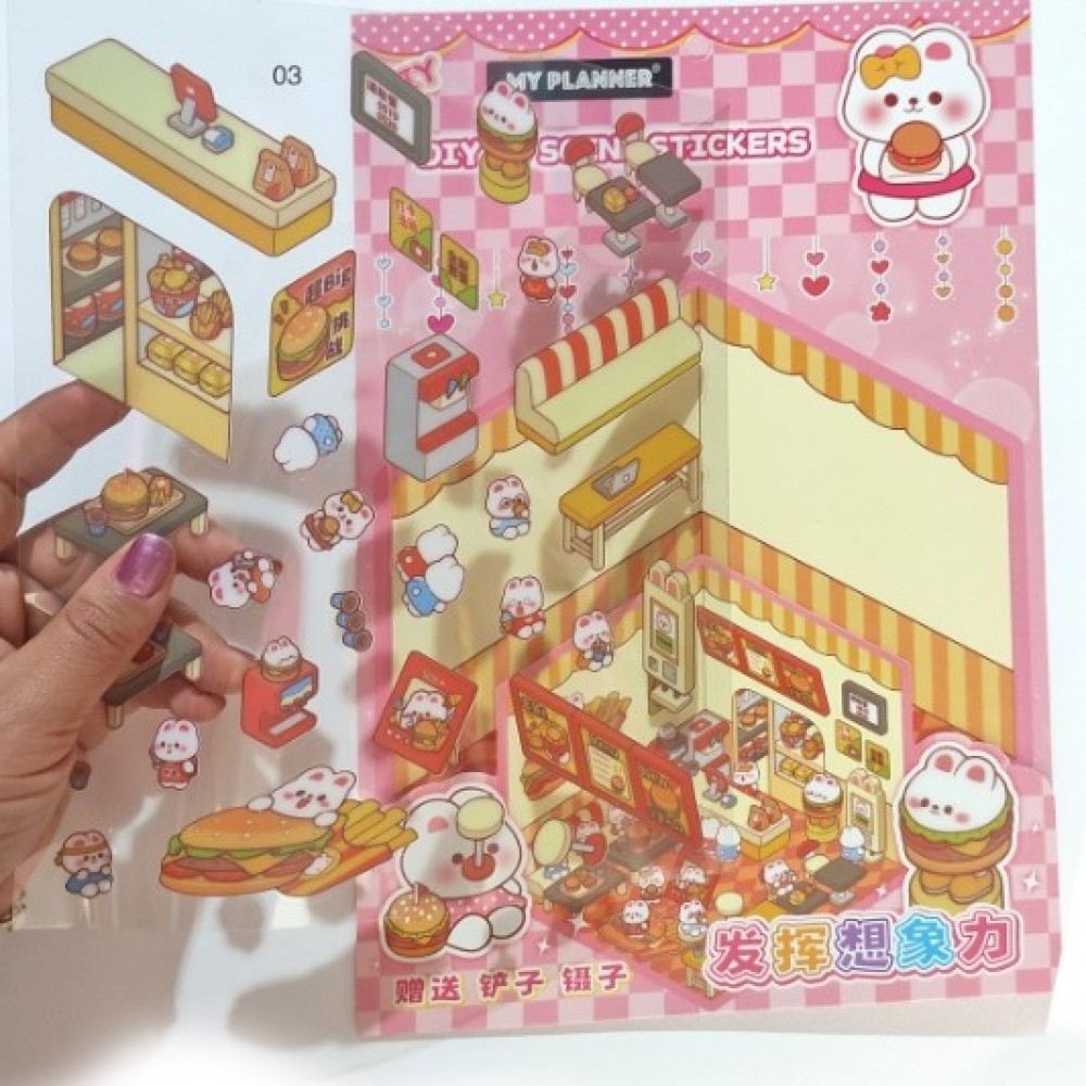 Çnr407 3d sticker pk32