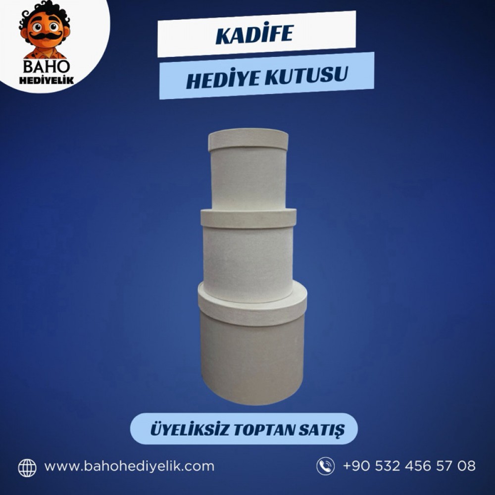 Kadife Kutu 3Lü 10Renk