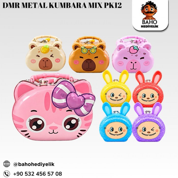 Dmr Metal Kumbara Mix Pk12
