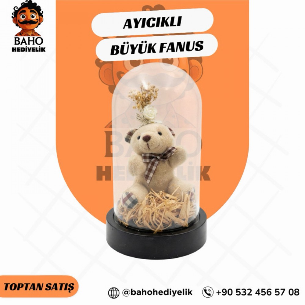 Hs25 Ayıcıklı Büyük Fanus k75