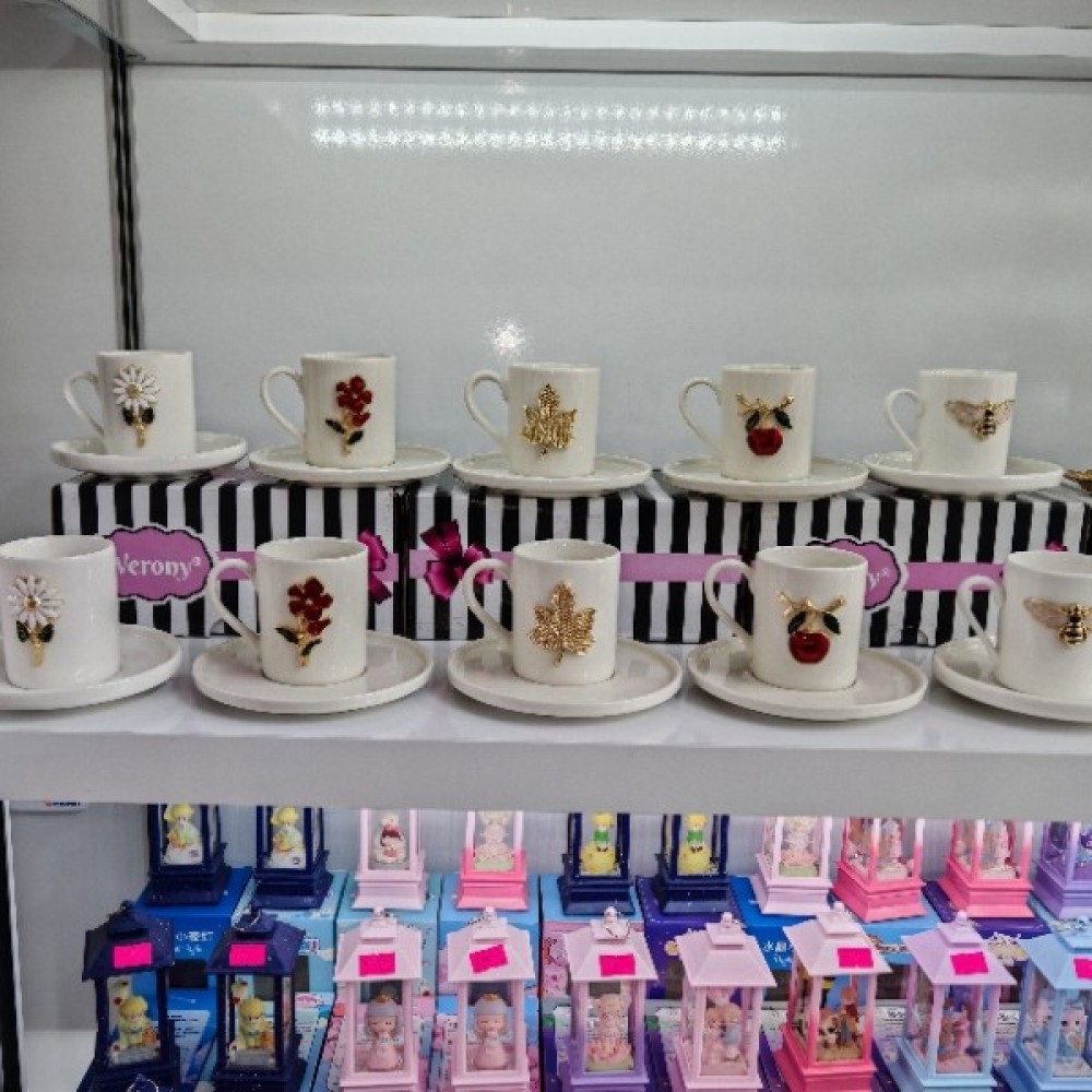 Porselen kahve fincanı ikili k18