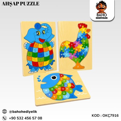 Okç7916 ahşap pazıl k150