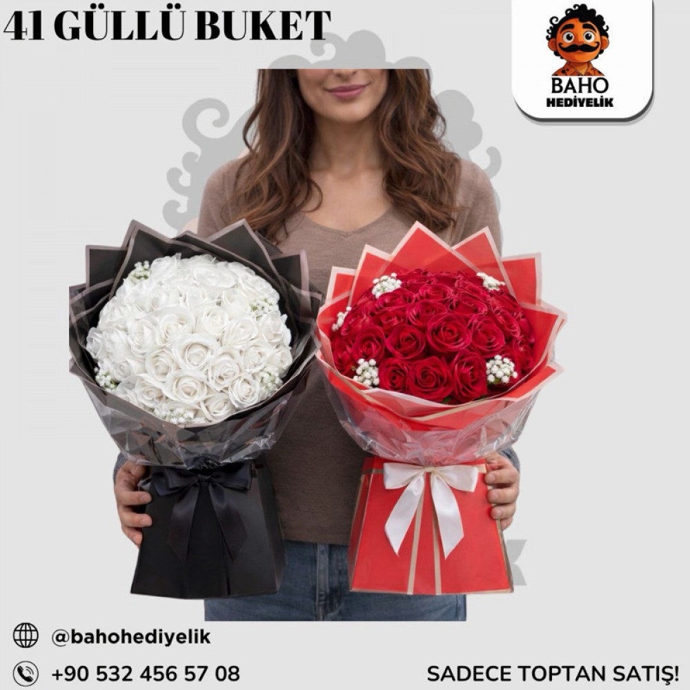 Buket 41 Güllü Pk3