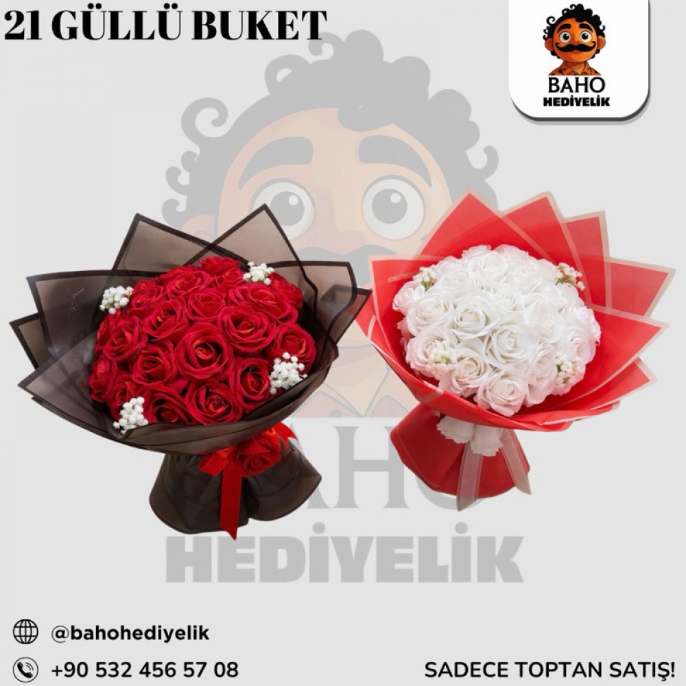 Buket 21 Güllü Pk5