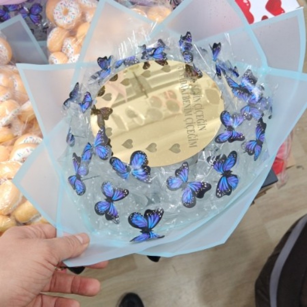 Aynalı Buket Kelebek