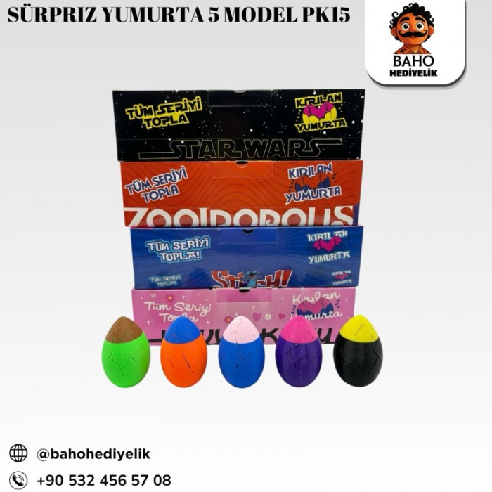 Sürpriz yumurta 5 model pk15