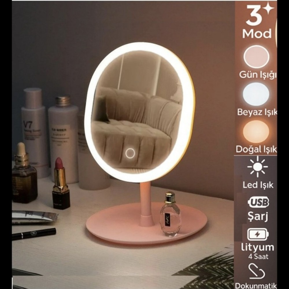 3106 oval ledli ayna k60