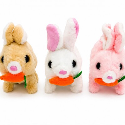 Hareketli Tavşan Peluş Oyuncak
