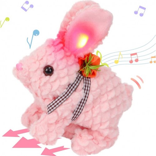 Hareketli Tavşan Peluş Oyuncak