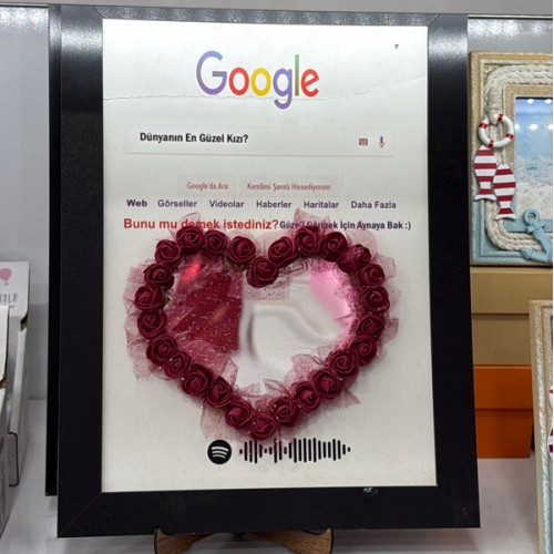 Dünyanın En Güzel Kızı Google Çerçeve