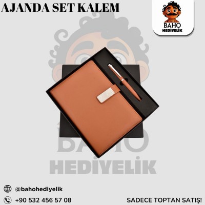 0008 Ajanda Set Kalemli