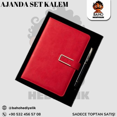 0010 Ajanda Set Kalemli
