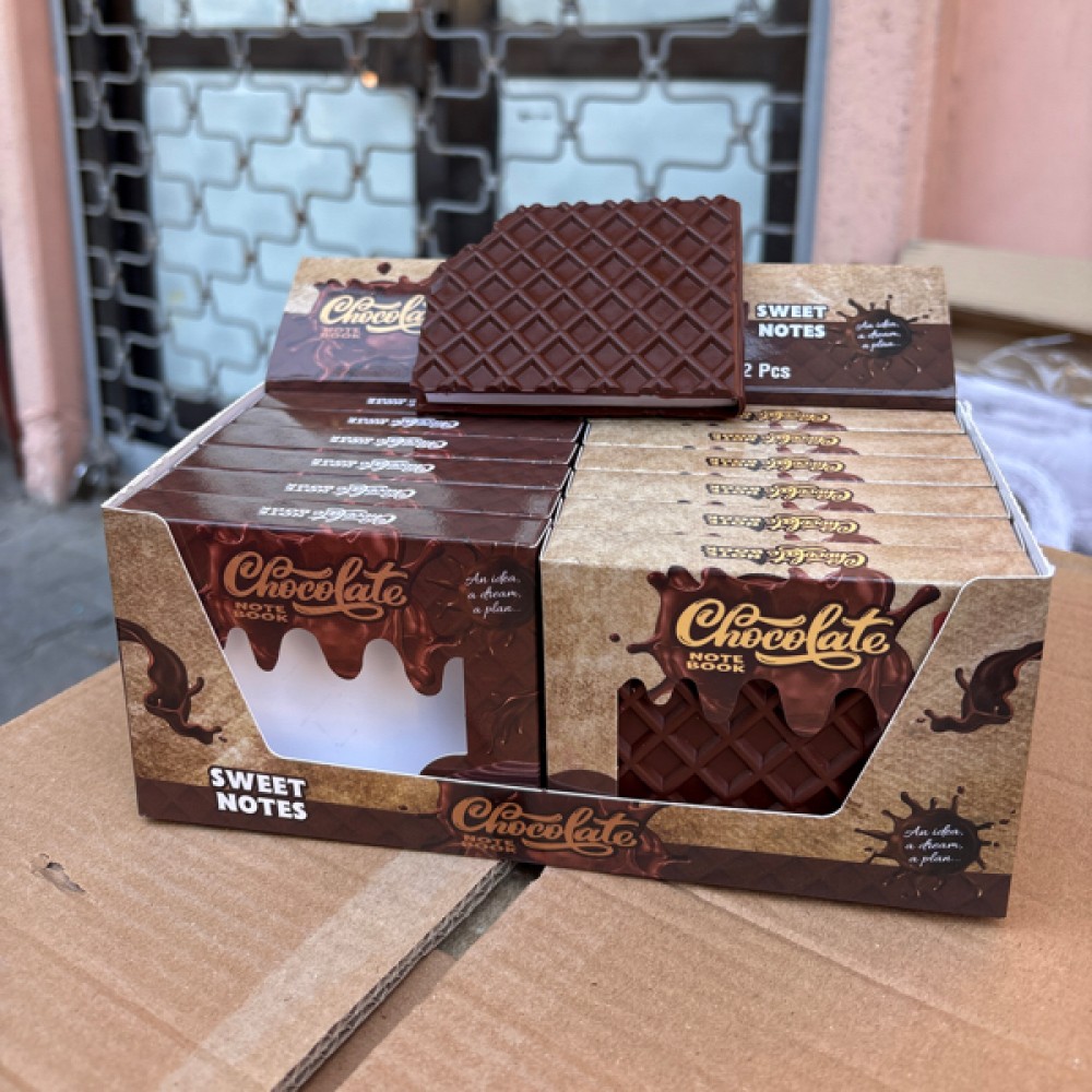Çikolata Kokulu Waffle Defter K288 Pk12