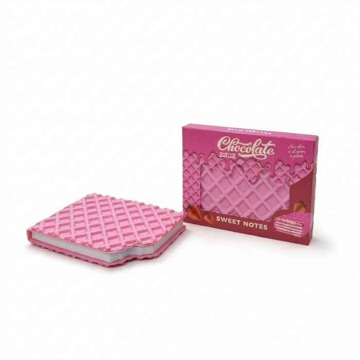 İlb pembe çikolata gofret defter k288 pk12