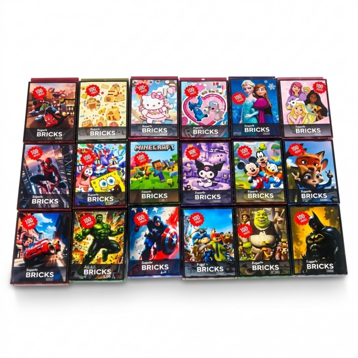 Manyetik bricks 100 parça k252