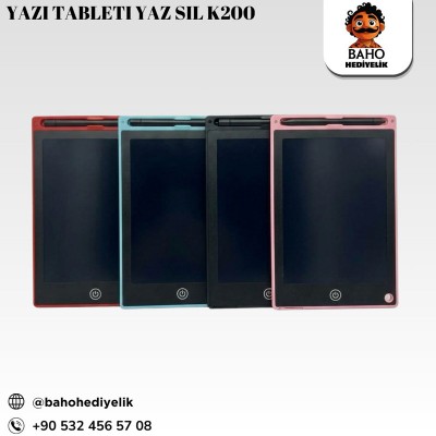 Yazı Tableti Yaz Sil K200