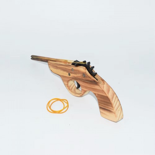 Ahşap Lastik Atan Tabanca