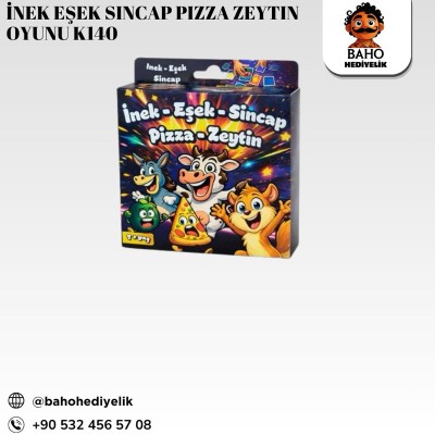 İnek Eşek Sincap Pizza Zeytin Oyunu K140