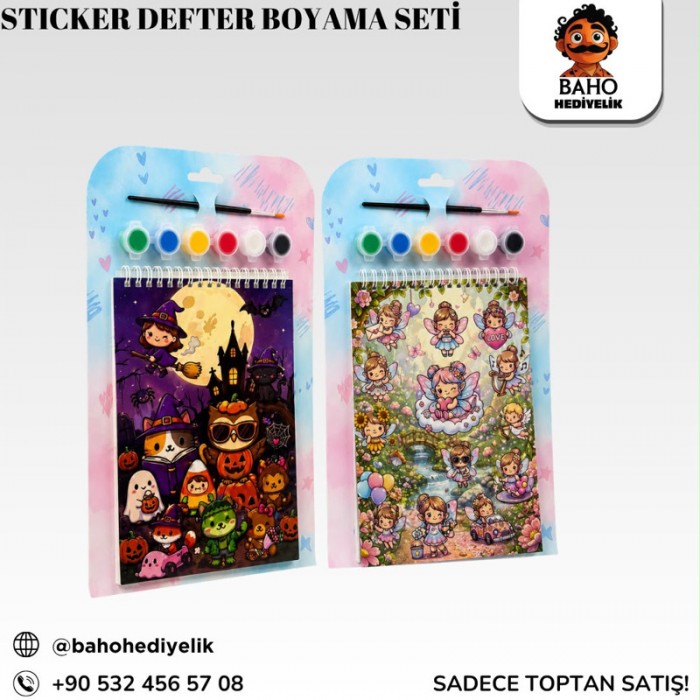 Sticker Boyama Defter K50