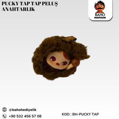 Bh-Pucky Tap Tap Peluş Anahtarlık