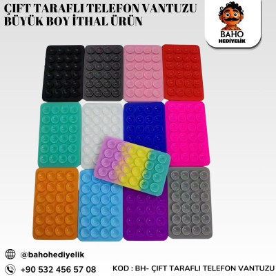 Bh-Çift Taraflı Telefon Vantuzu Büyük Boy İthal Ürün