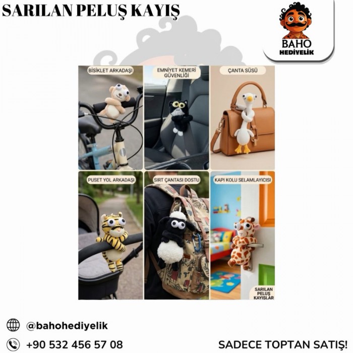 Bh-Yılışık Peluş Aksesuar