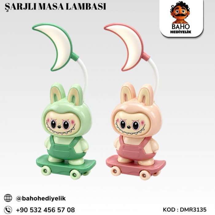 Dmr3135 Labubu Şarjlı Masa Lambası