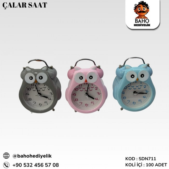 Sdn711 baykuş çalar saat k100