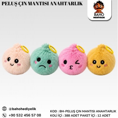 Bh- Peluş Çin Mantısı Anahtarlık
