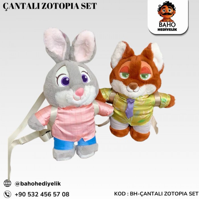 Bh-Çantalı Zootopia Set